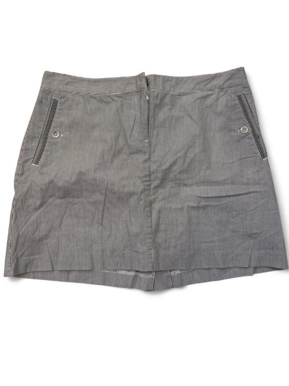 Black and white gingham Women's Casual Shorts Skirt